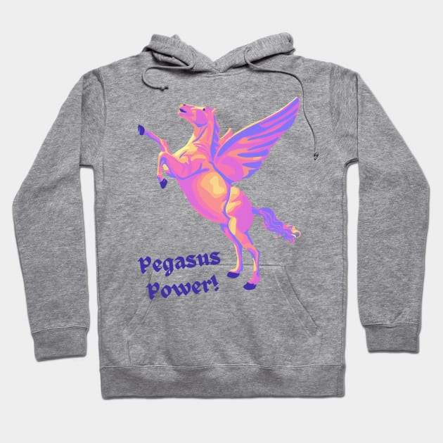 Pegasus Power Hoodie by Slightly Unhinged